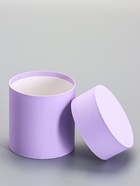 Шляпная коробка подарочная сирень, круглая, 10×10 см  (артикул 10970582)  большой выбор товаров оптом и в розницу по низким ценам с доставкой