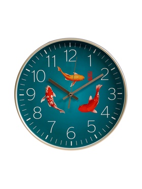 {{photo.Alt || photo.Description || 'УЦЕНКА Часы настенные интерьерные «Рыбки», плавный ход, d=30 см'}}