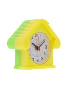 УЦЕНКА Часы настольные будильник детский с подсветкой «Домик», 9×8.5 см, микс 10987999
