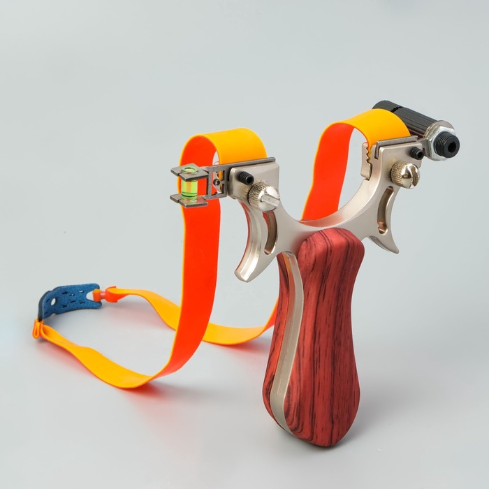 УЦЕНКА Рогатка деревянной ручкой, с лазерным целеуказателем - Фото 1