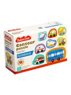 УЦЕНКА Пазлы контурные "Транспорт" половинки 04122 10988115