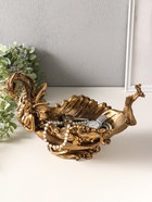 Подставка для мелочей «Девушка с драконом», 20.5×32×17 см, под бронзу - Фото 1