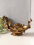 Подставка для мелочей «Девушка с драконом», 20.5×32×17 см, под бронзу - фото 68979236