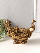 Подставка для мелочей «Девушка с драконом», 20.5×32×17 см, под бронзу - Фото 3