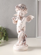 Фигура полистоун «Ангел играет на флейте», 43 см  (артикул 10982253)  большой выбор товаров оптом и в розницу по низким ценам с доставкой