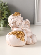 Фигурка полистоун «Ангелочек на сердце», 13×14 см  (артикул 10982256)  большой выбор товаров оптом и в розницу по низким ценам с доставкой