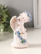 Фигурка полистоун «Ангелочек на колонне», 14×7.5×7 см  (артикул 10982257)  большой выбор товаров оптом и в розницу по низким ценам с доставкой