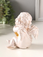 Фигурка полистоун «Ангелочек с сердцем сидит», 14×13×10 см  (артикул 10982258)  большой выбор товаров оптом и в розницу по низким ценам с доставкой