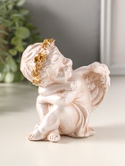 Фигурка полистоун «Ангелочек сидит», 13×10×8 см  (артикул 10982259)  большой выбор товаров оптом и в розницу по низким ценам с доставкой