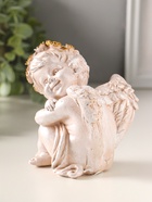 Фигурка полистоун «Ангелочек сидит», 13×10×8 см  (артикул 10982259)  большой выбор товаров оптом и в розницу по низким ценам с доставкой