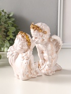 Фигурка полистоун «Ангелочки целуются», 16×17×10 см  (артикул 10982262)  большой выбор товаров оптом и в розницу по низким ценам с доставкой