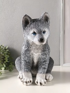 Копилка для денег полистоун «Волчонок», 36.5×24×36 см - фото 809482452