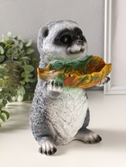 Копилка для денег с подставкой для мелочей «Енот», полистоун, 26×17×19 см - фото 809482459