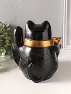 Копилка для денег с подставкой для мелочей «Кот Манэки-Нэко», полистоун, 24×21×25 см - фото 68979303