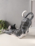 Копилка для денег полистоун «Кот потягивается», 33×36 см - фото 809482483