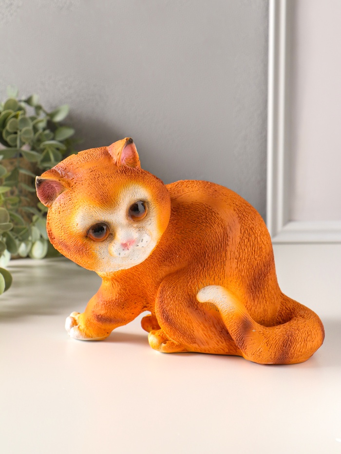 Копилка для денег полистоун «Котик», 16 см