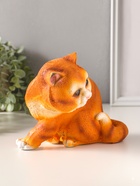 Копилка для денег полистоун «Котик», 16 см - фото 809482486