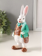 Фигура полистоун «Кролик джентельмен с книжкой», 21.5×10.5 см  (артикул 10982273)  большой выбор товаров оптом и в розницу по низким ценам с доставкой