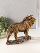 Фигура полистоун «Лев на подставке», 30×19 см - фото 809482500