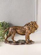 Фигура полистоун «Лев на подставке», 30×19 см - Фото 2