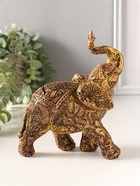 Копилка для денег полистоун «Слон ажурный», 20×17 см  (артикул 10982282)  большой выбор товаров оптом и в розницу по низким ценам с доставкой