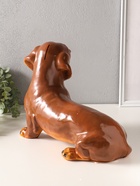 Копилка для денег полистоун «Собака Такса», 25×43 см - фото 809482523