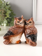 Фигурка полистоун «Пара сов», 11×14.5 см  (артикул 10982284)  большой выбор товаров оптом и в розницу по низким ценам с доставкой