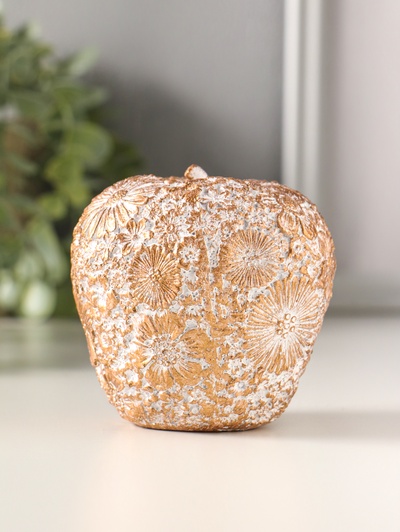 Копилка для денег полистоун «Яблоко», 9.5×8.5 см