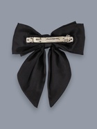 УЦЕНКА Заколка-автомат для волос "Джулия" двойной бант, 18х15 см, чёрный - Фото 3