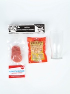 Подарочный набор «Для настоящего мужика»: пивной стакан 350 мл, чипсы, арахис - Фото 3