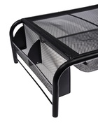 УЦЕНКА Подставка для ноутбука, с отделениями, сетка, металл, черная 10988265