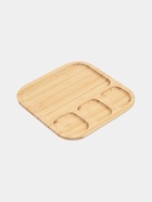 УЦЕНКА Менажница «Striata» 20×20×1.5 см, 4 секции, бамбук - Фото 1