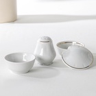 УЦЕНКА Сервиз столовый Добрушский завод «Идиллия. Стрекоза», 37 предметов, фарфор, белый - Фото 2