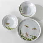 УЦЕНКА Сервиз столовый Добрушский завод «Идиллия. Стрекоза», 37 предметов, фарфор, белый - Фото 4