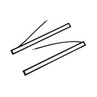 УЦЕНКА Дневные ходовые огни MZ0010 COB, 12 В, синий свет, набор 2 шт - Фото 1