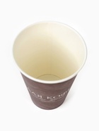 Стакан одноразовый бумажный для кофе «Любое время подходящее», графит, 400 мл (комплект 10 шт) - фото 68979385