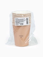 Стакан одноразовый бумажный «Теплее», бежевый, 250 мл (комплект 10 шт) - фото 68979403