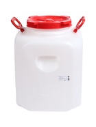 УЦЕНКА Фляга 40л, пищевая, горловина 19,5 см, 2 ручки, белая 10988354