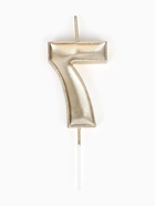 Свеча в торт на шпажке «Жемчужная», цифра 7, шампань  (артикул 10981664)  большой выбор товаров оптом и в розницу по низким ценам с доставкой