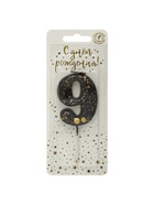 Свеча в торт «Черные брызги», цифра 9  (артикул 10981677)  большой выбор товаров оптом и в розницу по низким ценам с доставкой