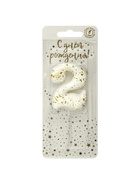 Свеча в торт «Белые брызги», цифра 2  (артикул 10981681)  большой выбор товаров оптом и в розницу по низким ценам с доставкой