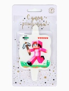 Свеча в торт «Майнкрафт»  (артикул 10981699)  большой выбор товаров оптом и в розницу по низким ценам с доставкой