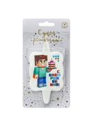 Свеча в торт «С днем рождения» 10981701