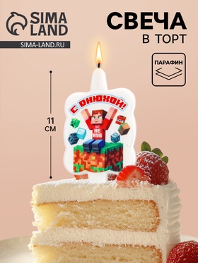 Свеча в торт «С днюхой» 10981702