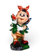 Садовая фигура из полистоуна «Пчёлка в платке», 25×26×50 см - Фото 2