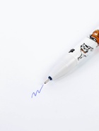 Ручка пиши-стирай, синяя паста, гелевая 0.5 мм, с колпачком «Кот» - Фото 3