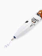 Ручка пиши-стирай, синяя паста, гелевая 0.5 мм, с колпачком «Кот» - Фото 4