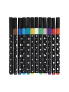 Фломастеры 12 цветов с блестками, в пластиковой коробке  (артикул 10947779)  большой выбор товаров оптом и в розницу по низким ценам с доставкой