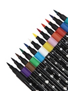 Фломастеры 12 цветов с блестками, в пластиковой коробке  (артикул 10947779)  большой выбор товаров оптом и в розницу по низким ценам с доставкой