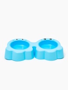 Миска двойная «Приведение», 2×160 мл, пластик, голубая - фото 68979562
